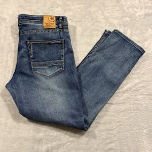 Nat Nast Jeans Men's 38x32 Blue Medium Wash Stretch Luxury Preppy